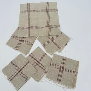 6 Zweigart Shenandoah Cross Stitch Fabric 28 ct Shenandoah 11"x11" napkin/pillow